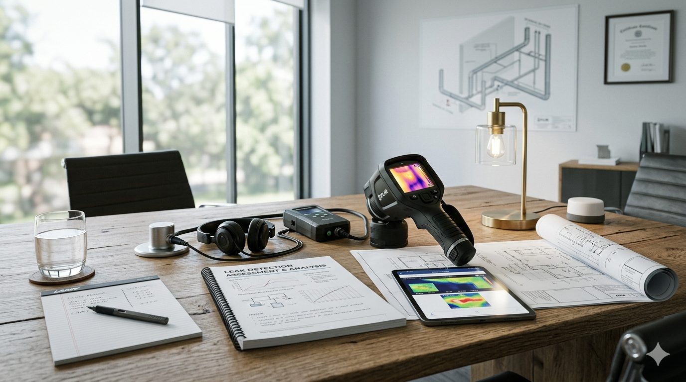 Professionelle Leckageortung im Einsatz